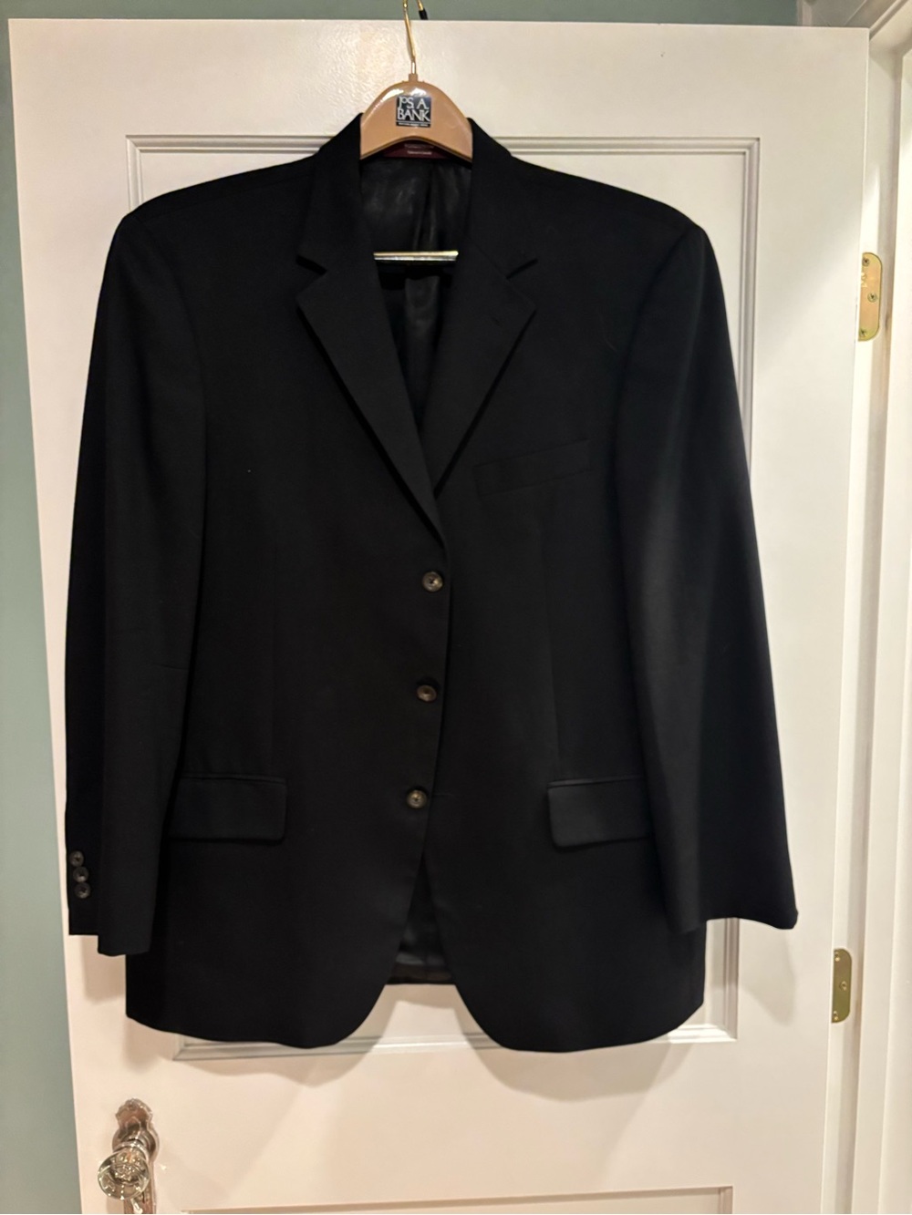 NORDSTROM 44Long - Classic Black Men's Blazer